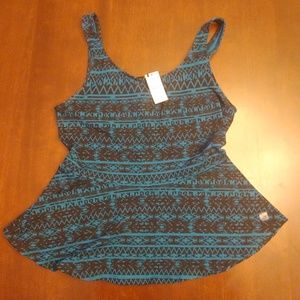 NWT Express peplum tank